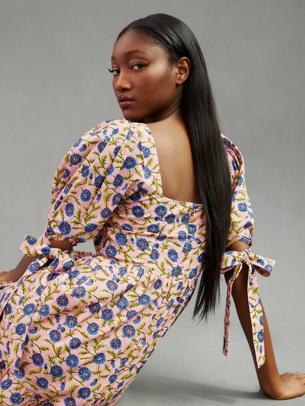 Eddy Squareneck Midi Dress - Picture 9 of 14
